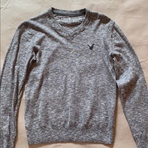 Men’s American eagle sweater gray size XS